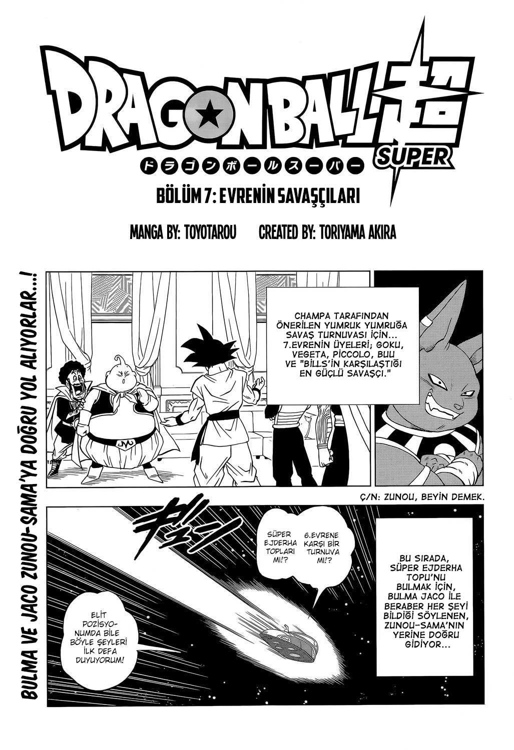 Dragon Ball Super mangasının 07 bölümünün 2. sayfasını okuyorsunuz.