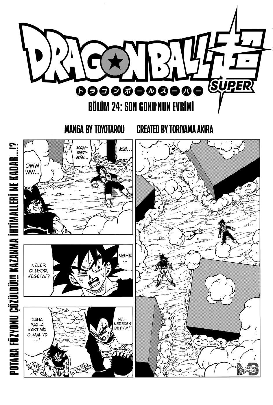 Dragon Ball Super mangasının 24 bölümünün 2. sayfasını okuyorsunuz.