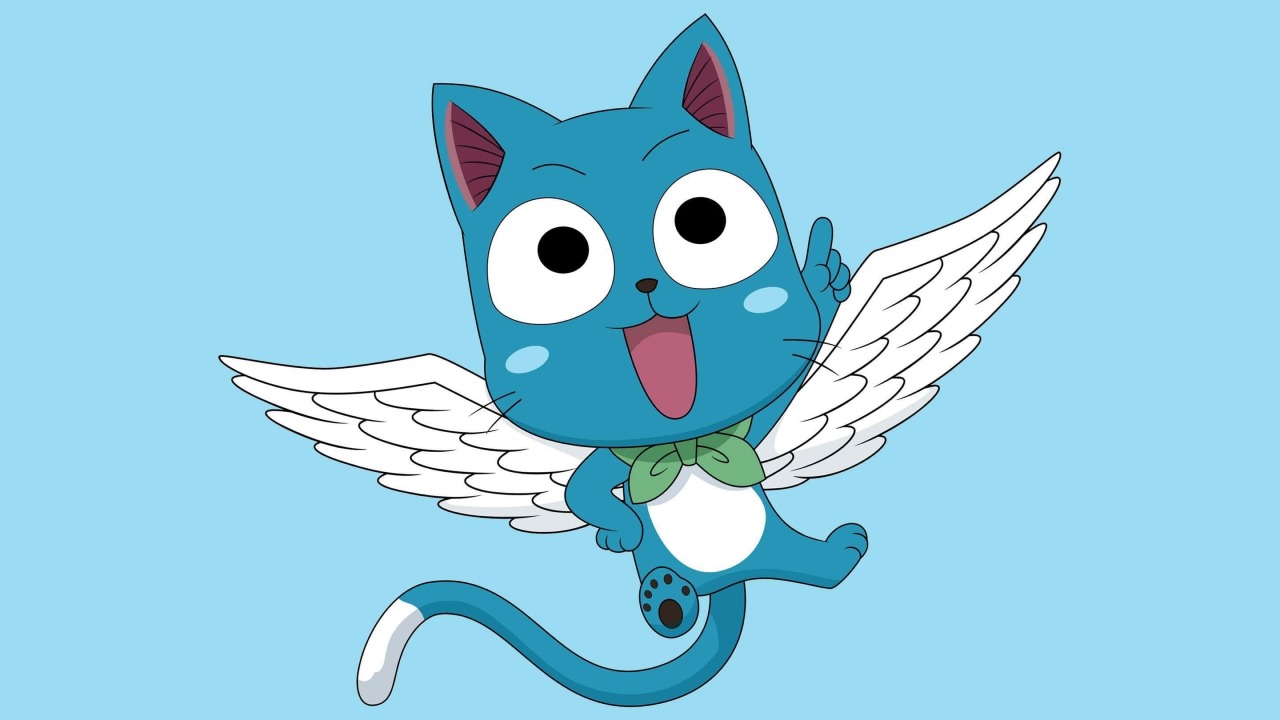 Blue Cat Happy kapak arka planı