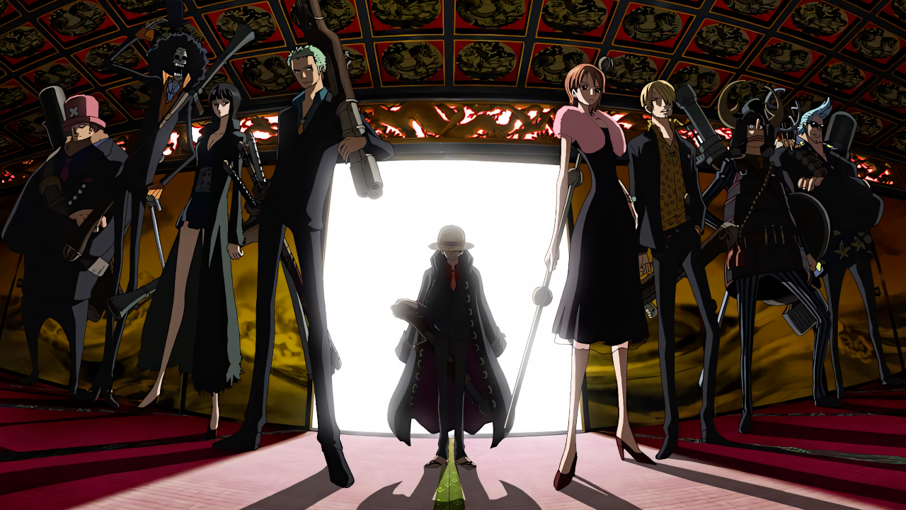 One Piece: Strong World kapak arka planı