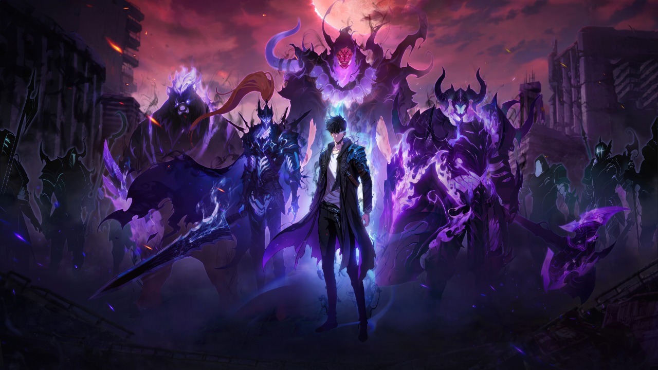 Solo Leveling kapak arka planı