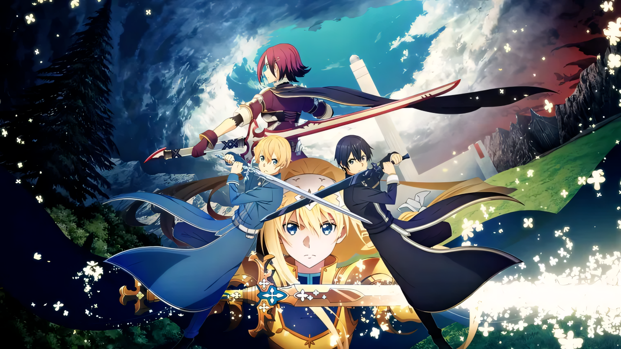 Sword Art Online: Project Alicization kapak arka planı