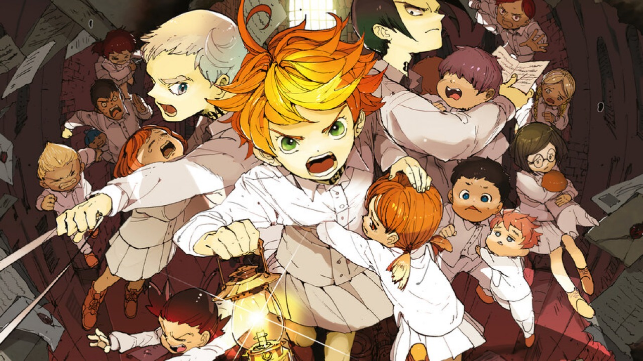 The Promised Neverland kapak arka planı