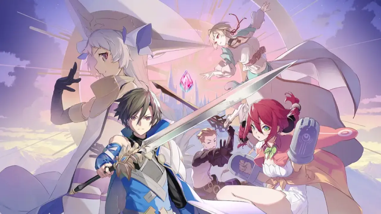 Tsuyokute New Saga kapak arka planı