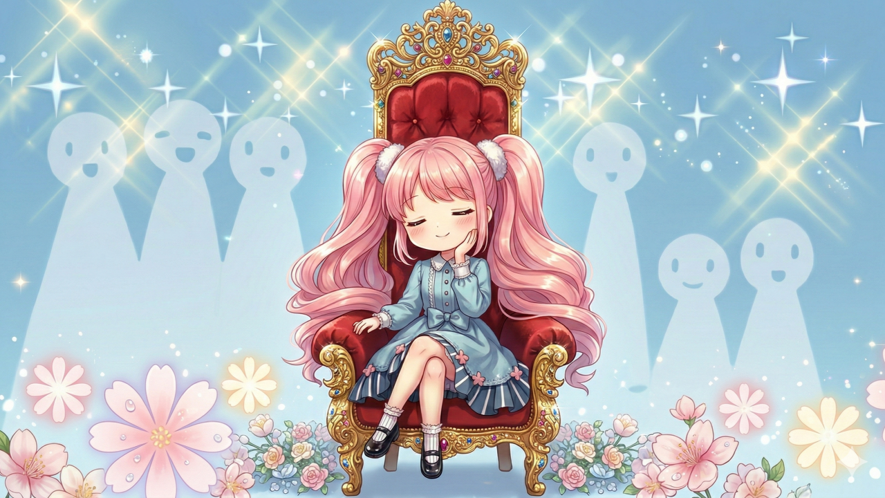 Watashi no Chiisana Ohime-sama kapak arka planı