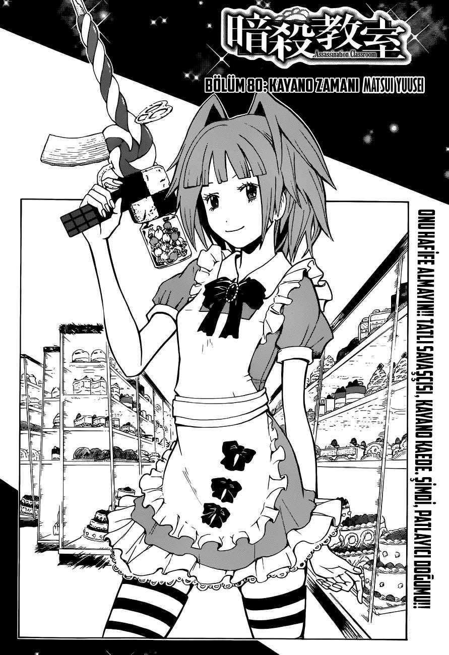 Assassination Classroom mangasının 080 bölümünün 3. sayfasını okuyorsunuz.