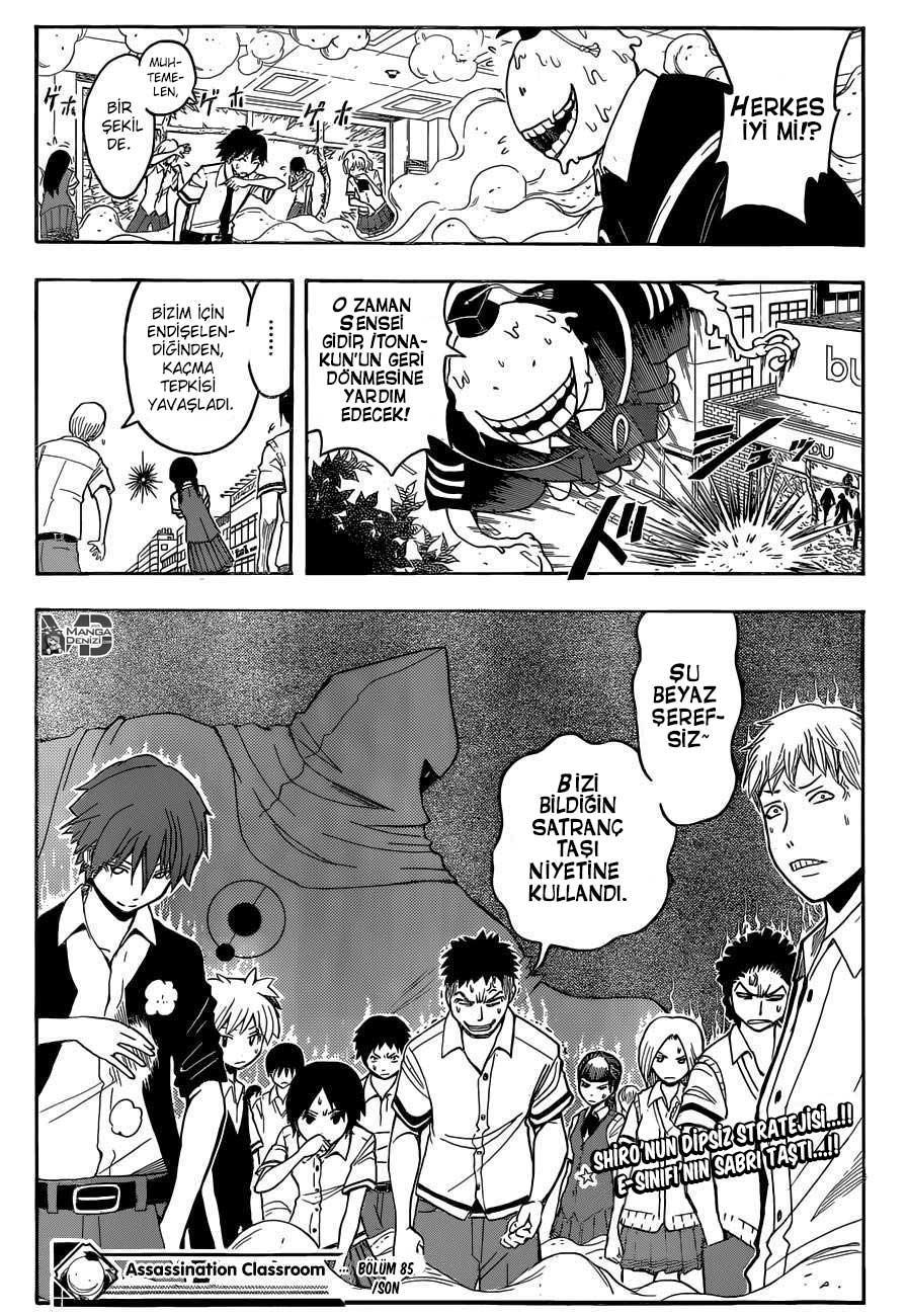 Assassination Classroom mangasının 085 bölümünün 20. sayfasını okuyorsunuz.