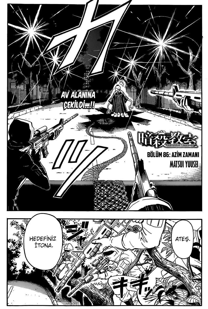 Assassination Classroom mangasının 086 bölümünün 3. sayfasını okuyorsunuz.