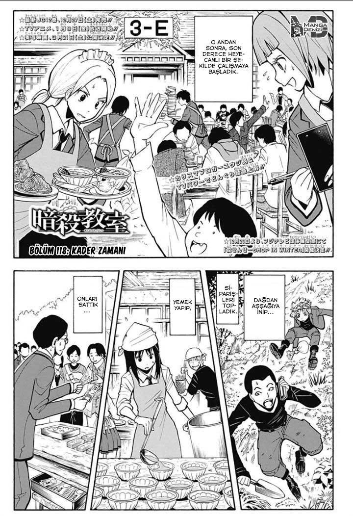 Assassination Classroom mangasının 118 bölümünün 2. sayfasını okuyorsunuz.