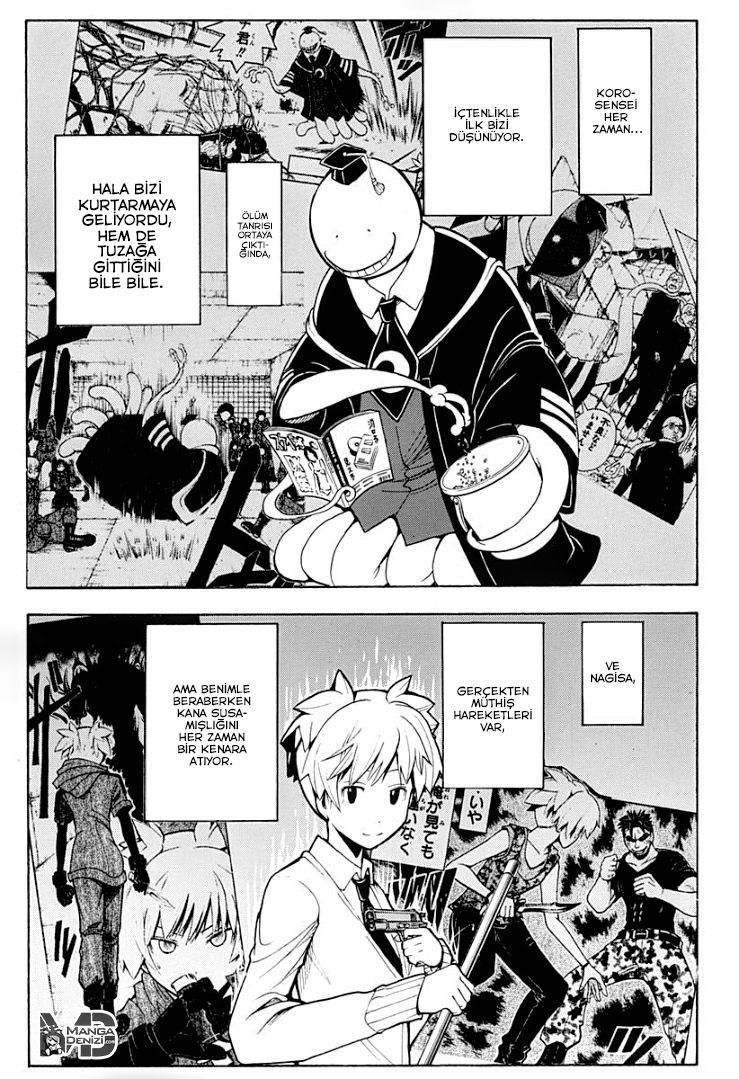 Assassination Classroom mangasının 128 bölümünün 12. sayfasını okuyorsunuz.