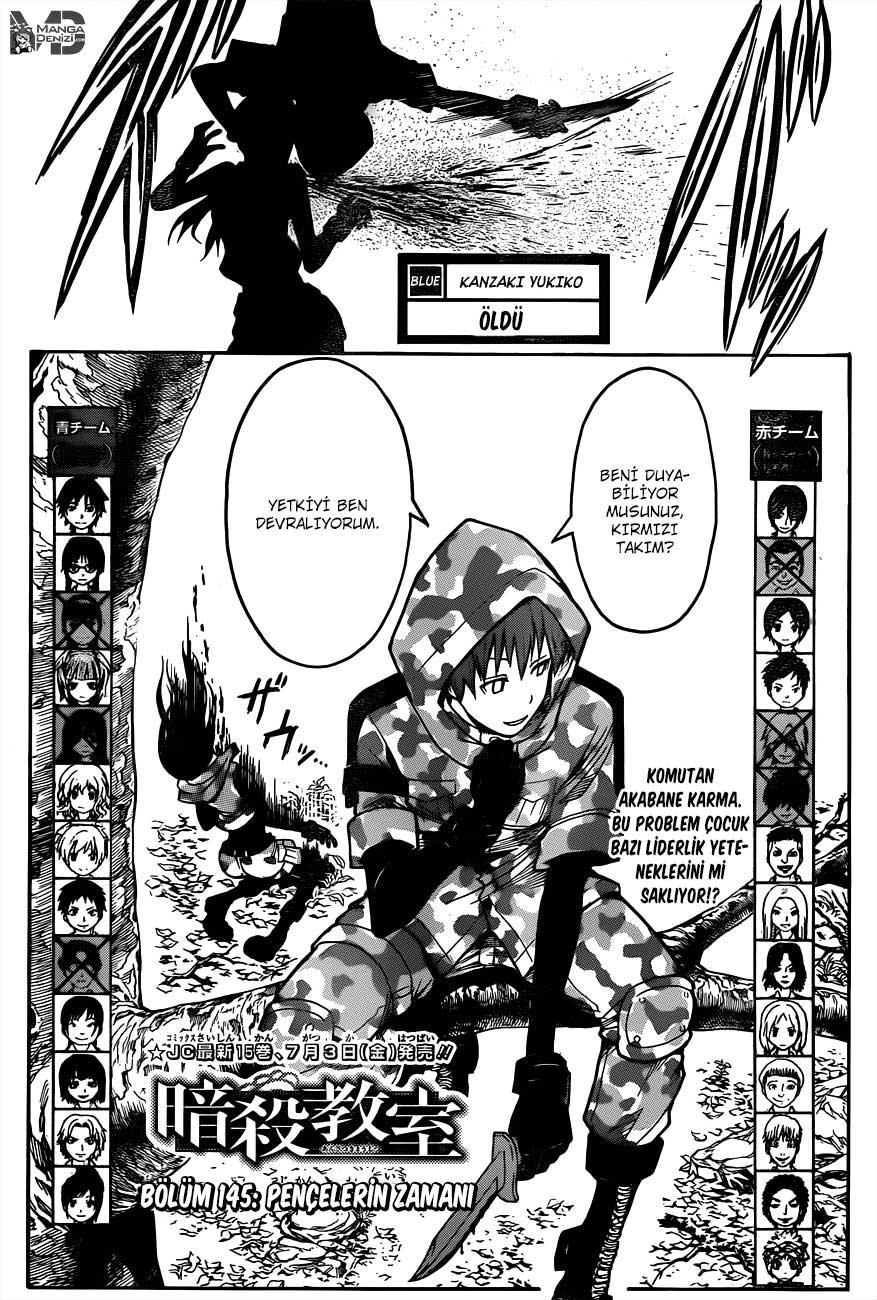 Assassination Classroom mangasının 145 bölümünün 6. sayfasını okuyorsunuz.