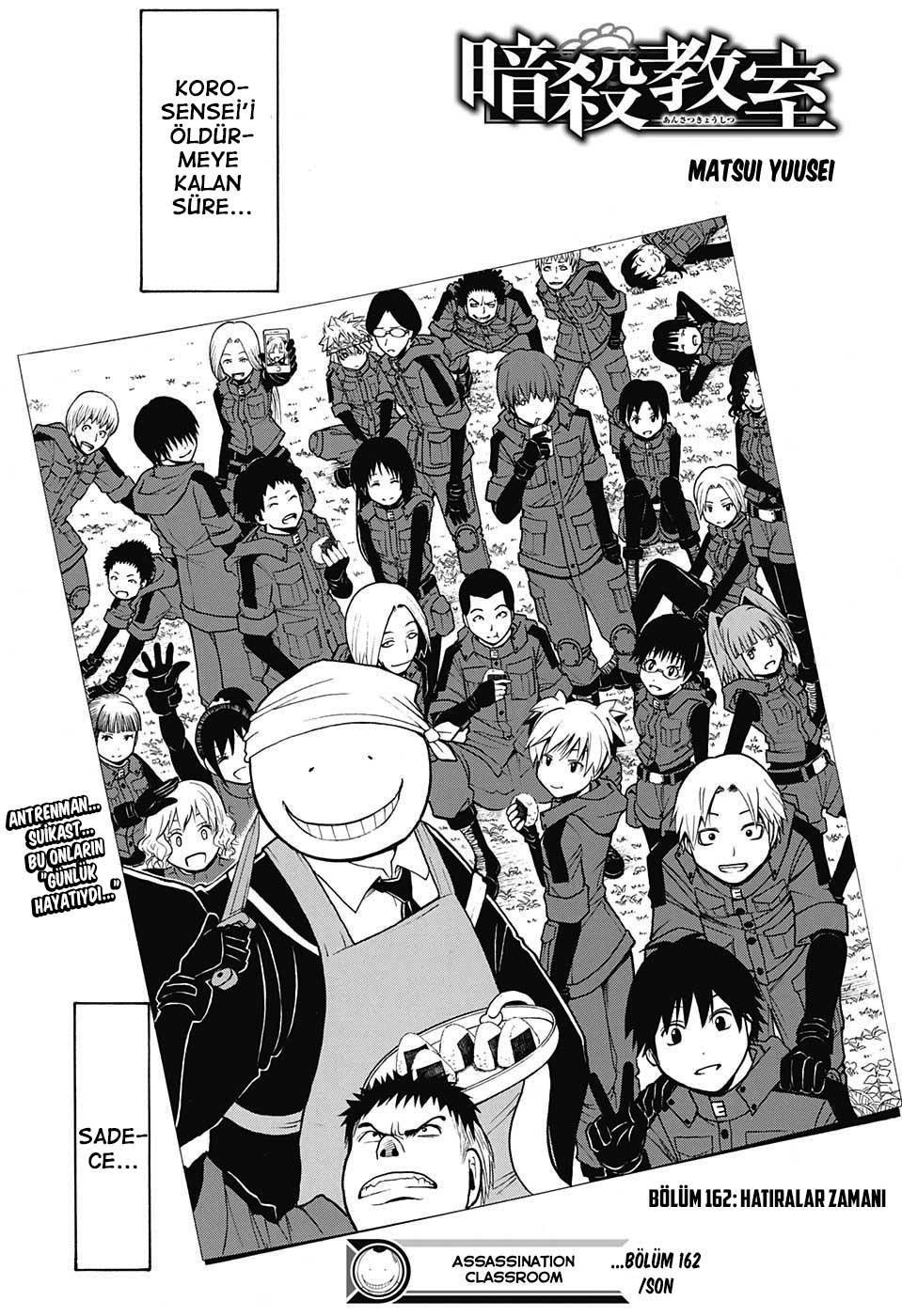 Assassination Classroom mangasının 162 bölümünün 20. sayfasını okuyorsunuz.