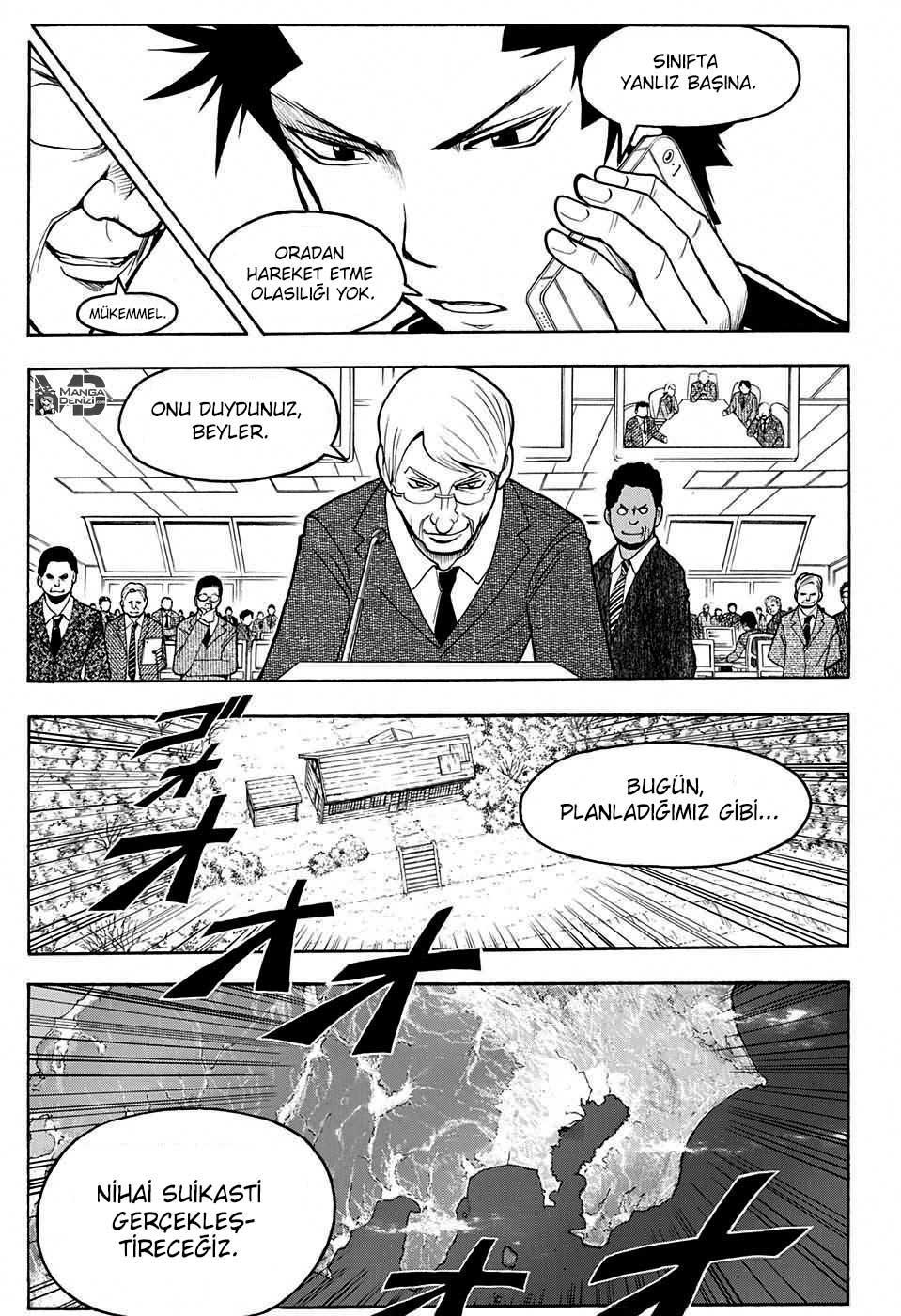 Assassination Classroom mangasının 163 bölümünün 16. sayfasını okuyorsunuz.