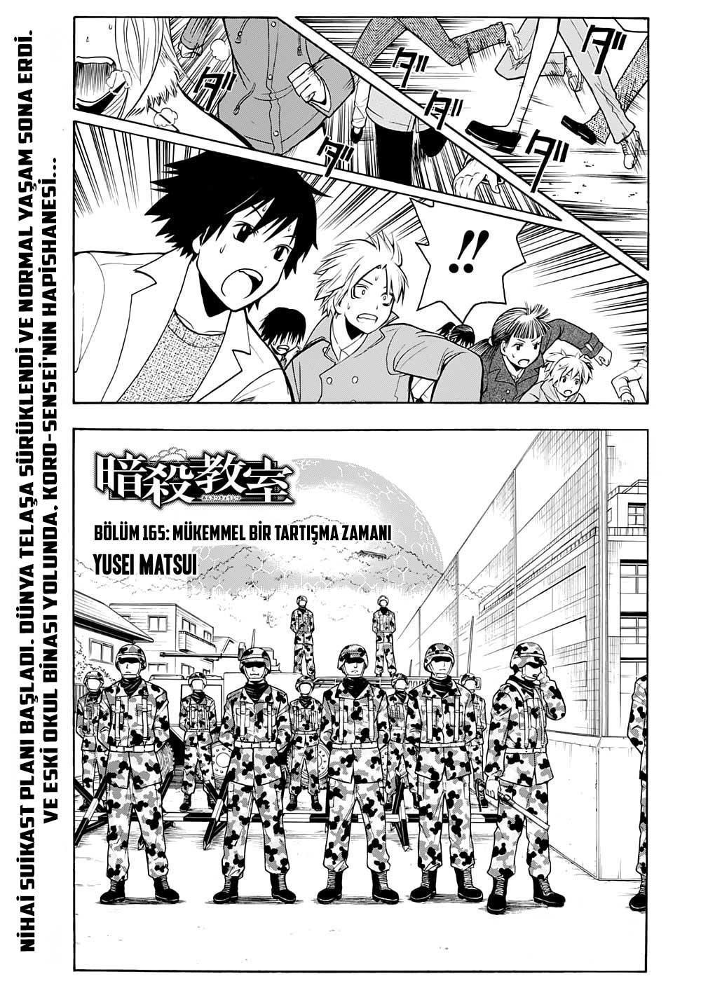 Assassination Classroom mangasının 165 bölümünün 2. sayfasını okuyorsunuz.