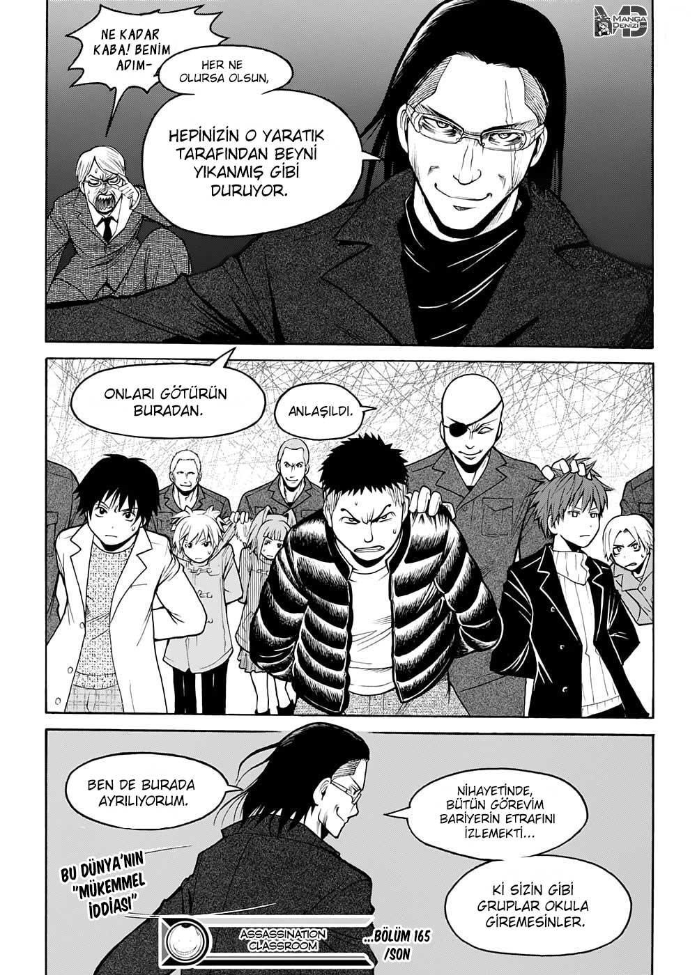 Assassination Classroom mangasının 165 bölümünün 20. sayfasını okuyorsunuz.