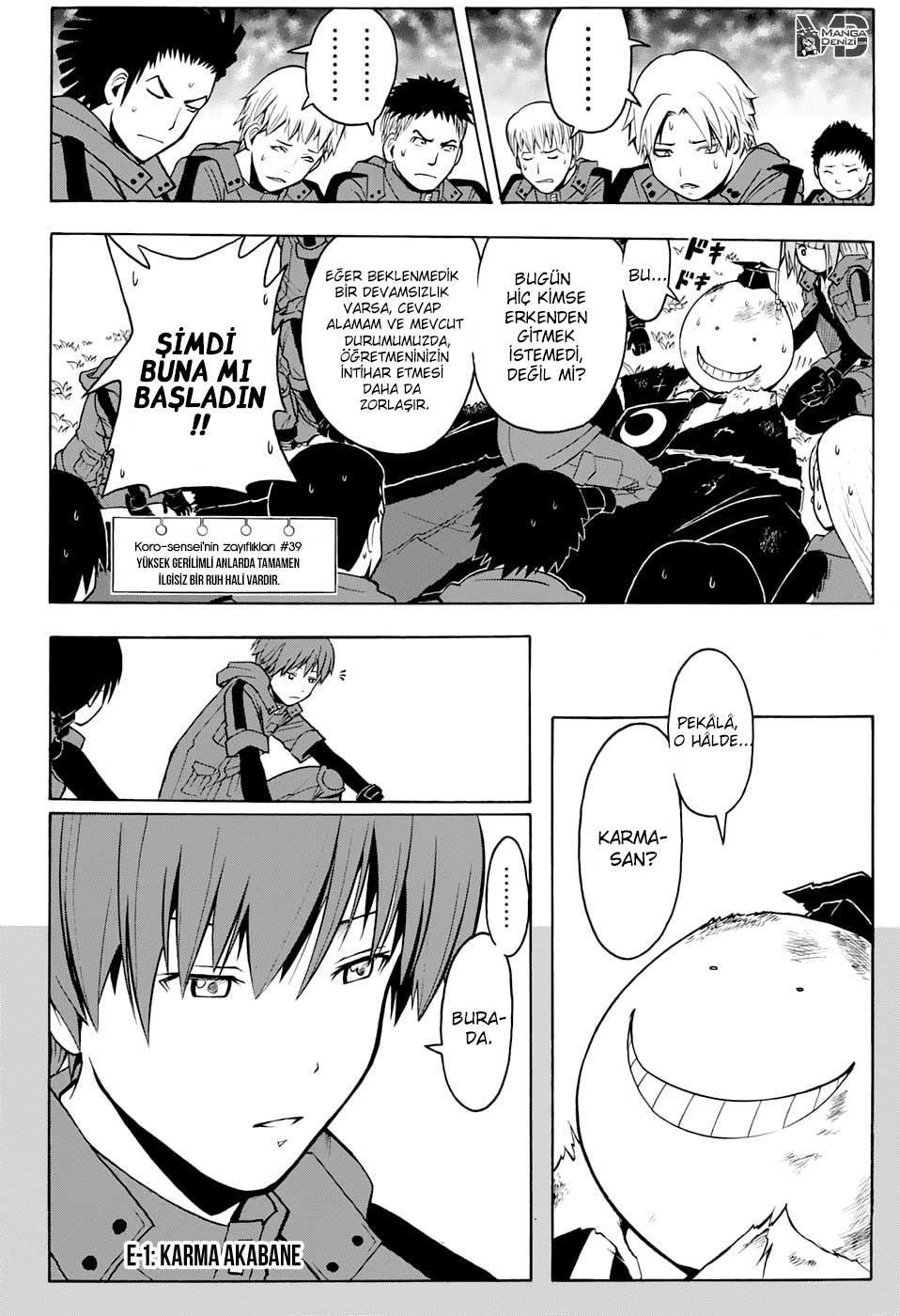 Assassination Classroom mangasının 177 bölümünün 5. sayfasını okuyorsunuz.