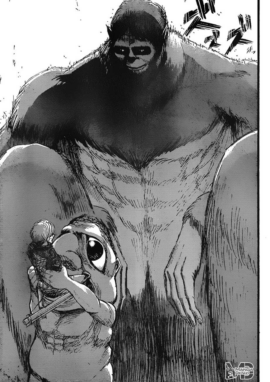 Attack on Titan mangasının 035 bölümünün 34. sayfasını okuyorsunuz.