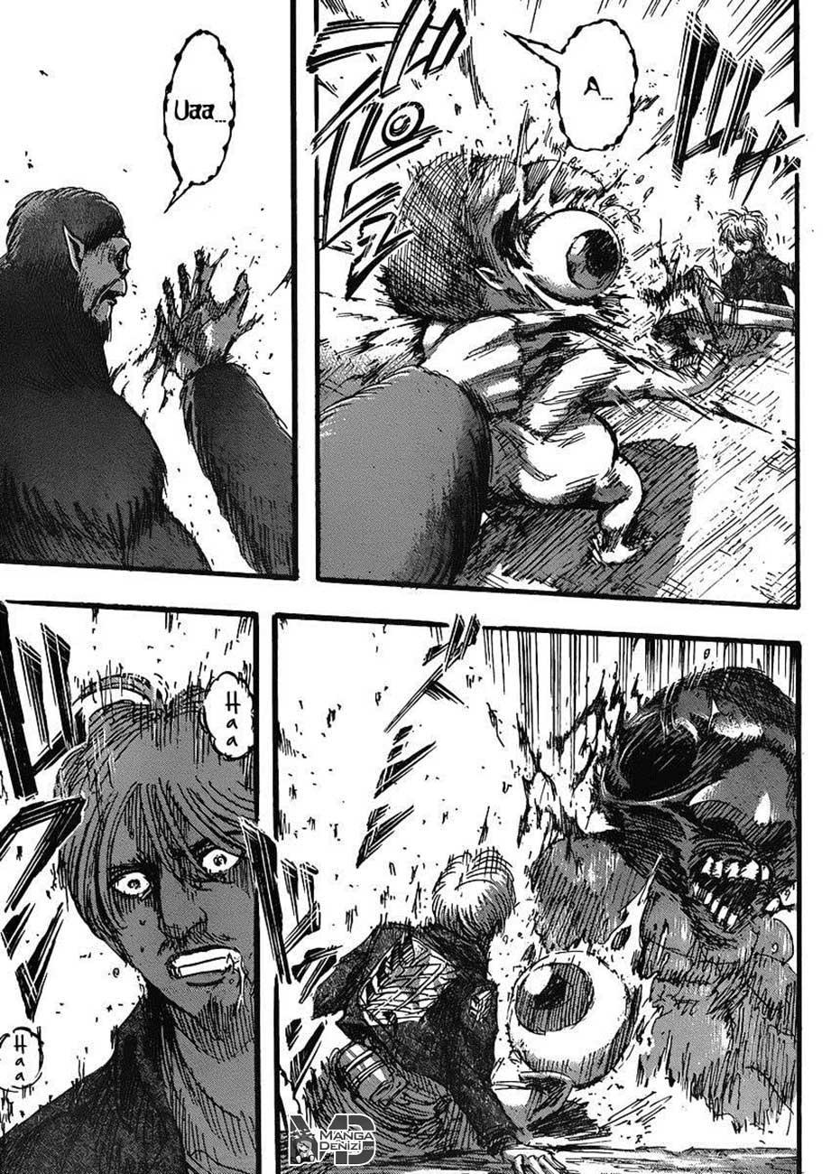 Attack on Titan mangasının 035 bölümünün 36. sayfasını okuyorsunuz.