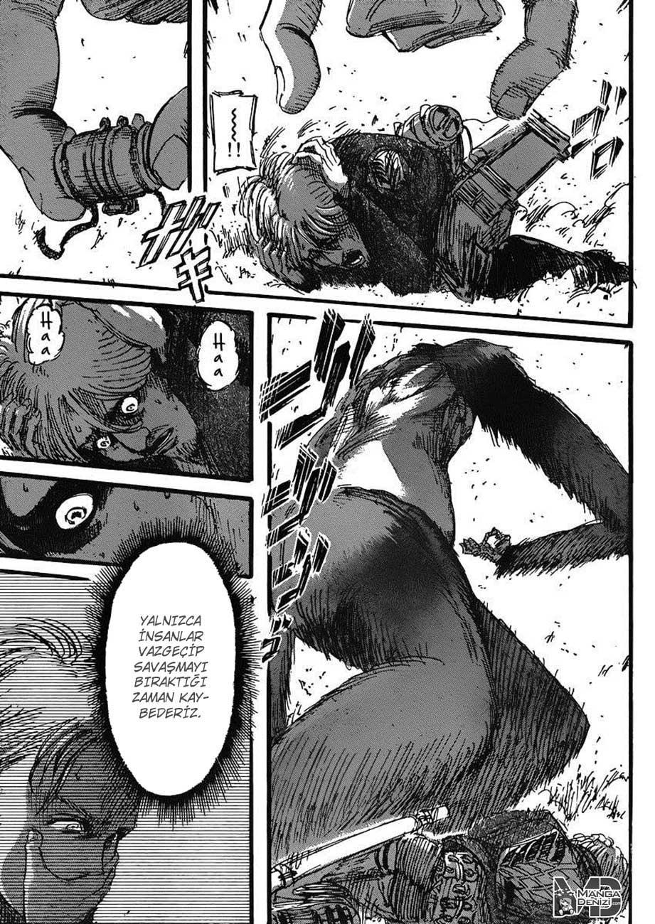 Attack on Titan mangasının 035 bölümünün 40. sayfasını okuyorsunuz.