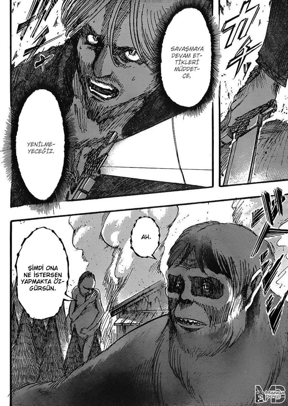 Attack on Titan mangasının 035 bölümünün 41. sayfasını okuyorsunuz.