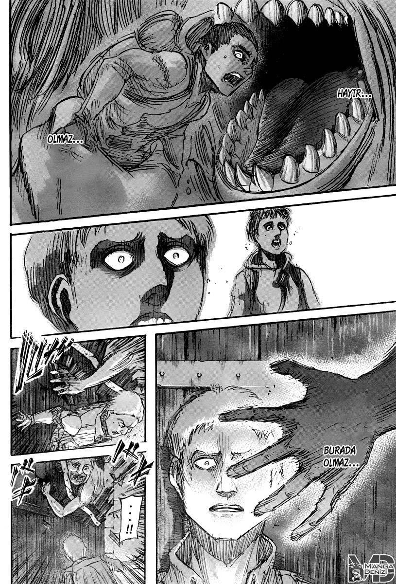 Attack on Titan mangasının 039 bölümünün 22. sayfasını okuyorsunuz.