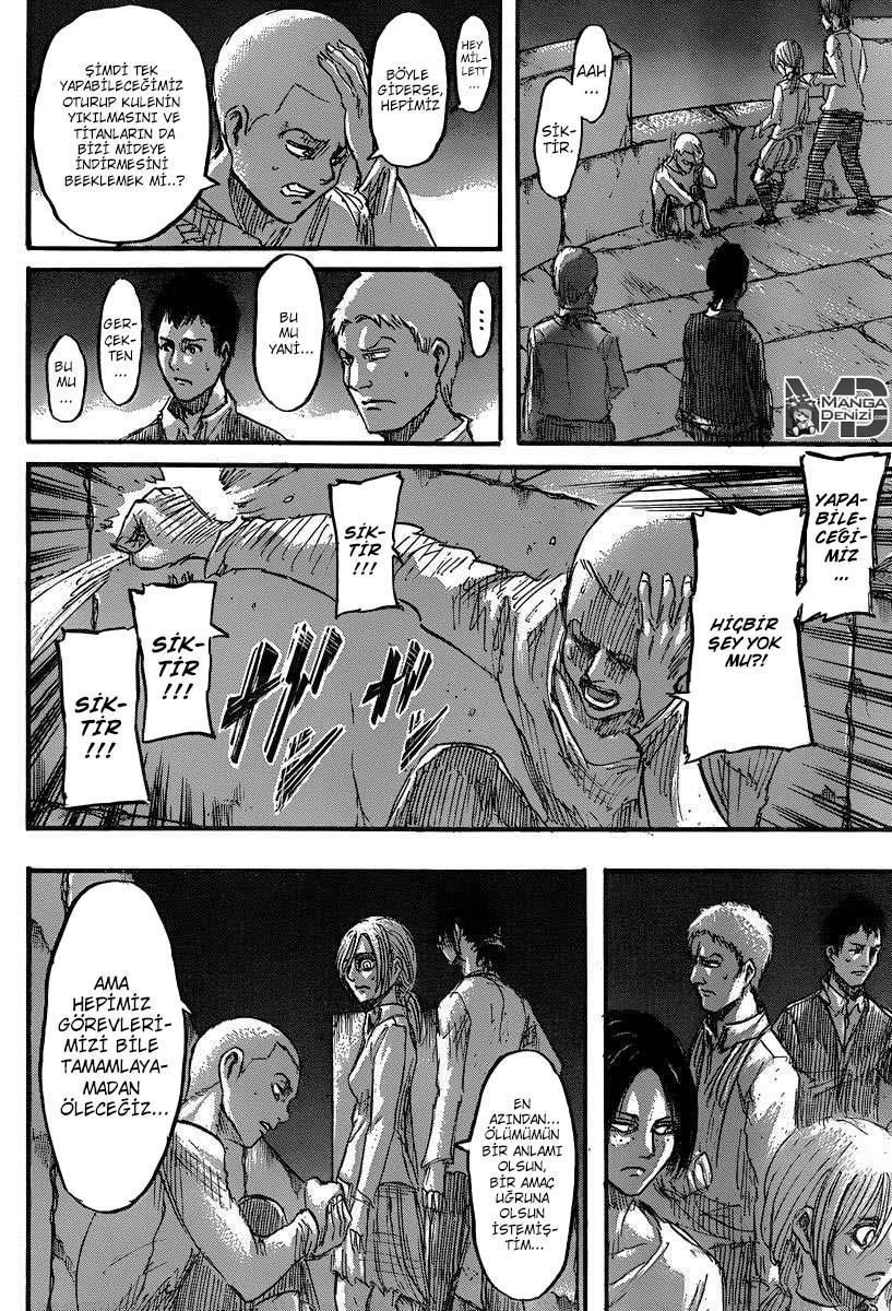 Attack on Titan mangasının 040 bölümünün 15. sayfasını okuyorsunuz.