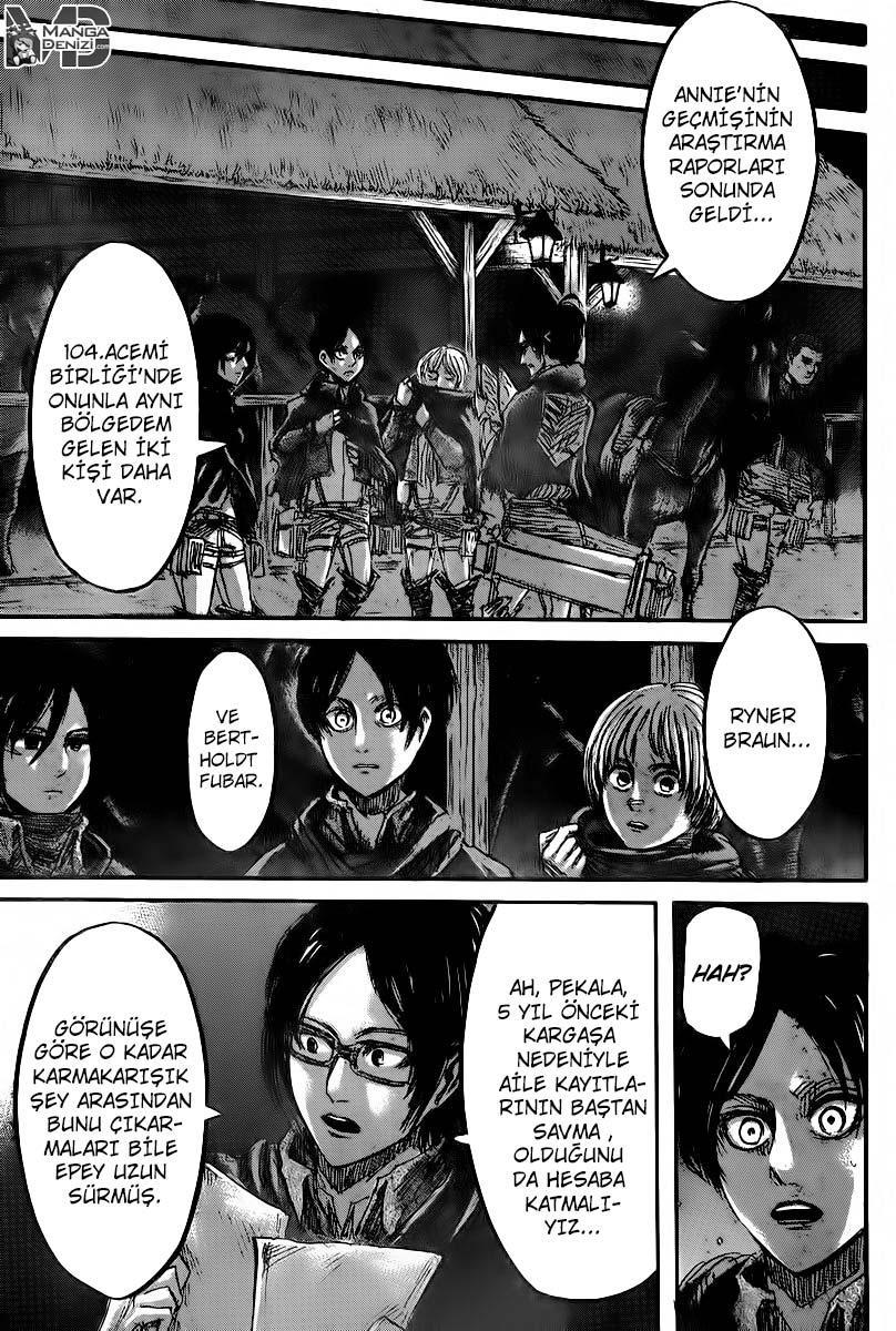 Attack on Titan mangasının 042 bölümünün 18. sayfasını okuyorsunuz.