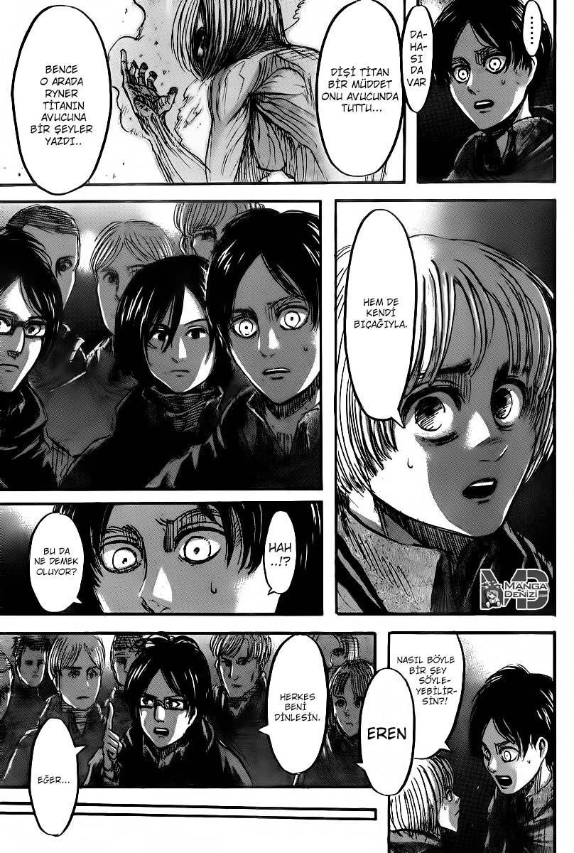 Attack on Titan mangasının 042 bölümünün 22. sayfasını okuyorsunuz.