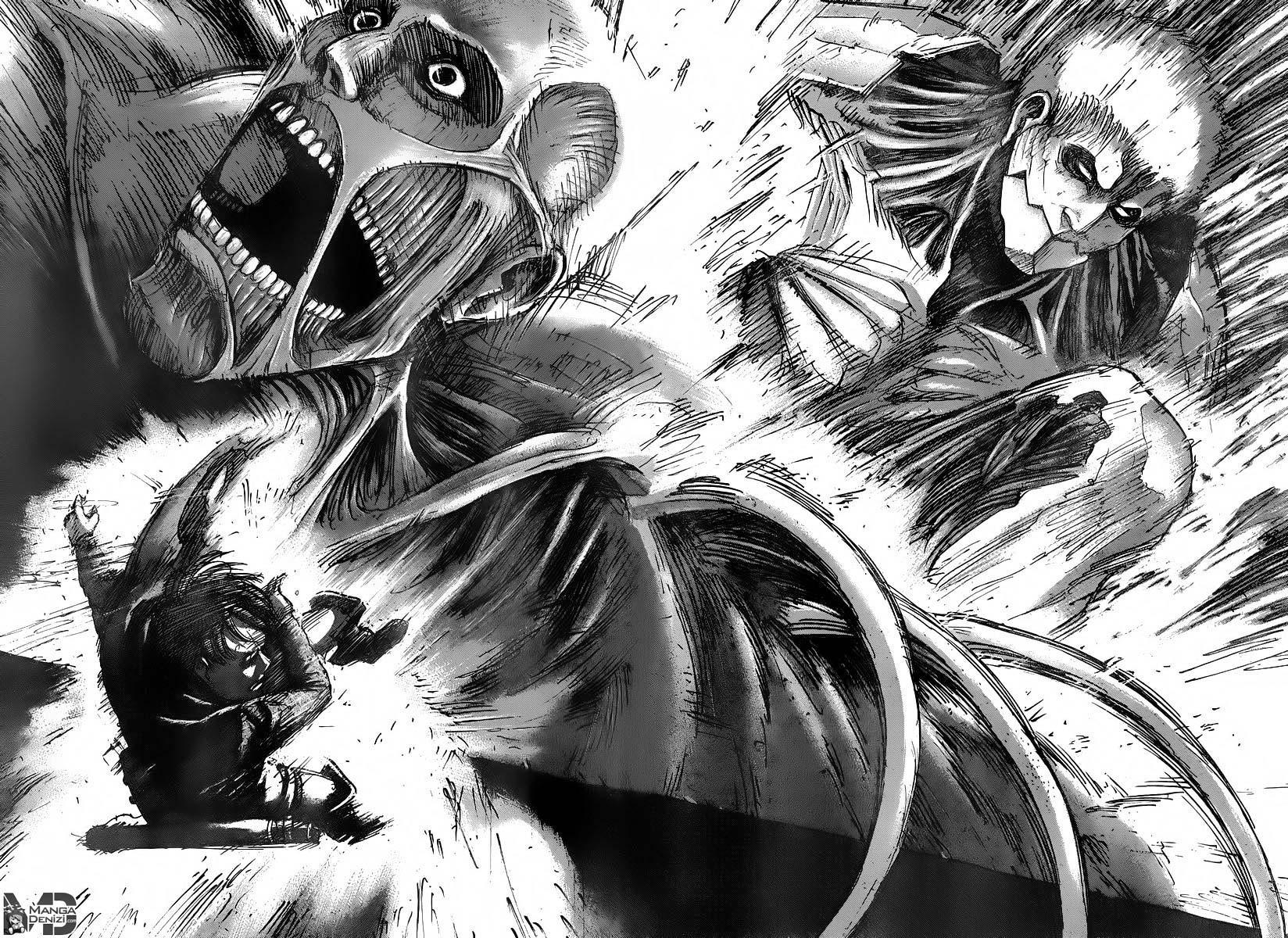 Attack on Titan mangasının 042 bölümünün 36. sayfasını okuyorsunuz.