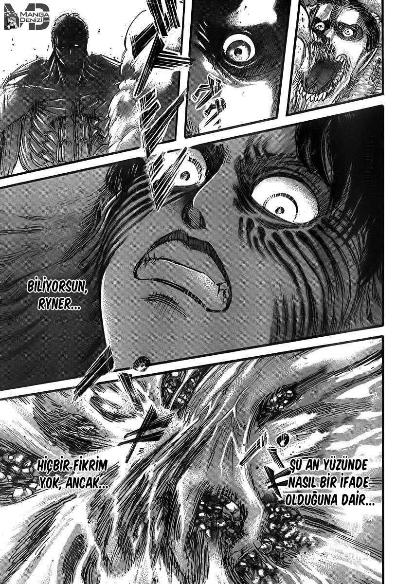 Attack on Titan mangasının 043 bölümünün 33. sayfasını okuyorsunuz.