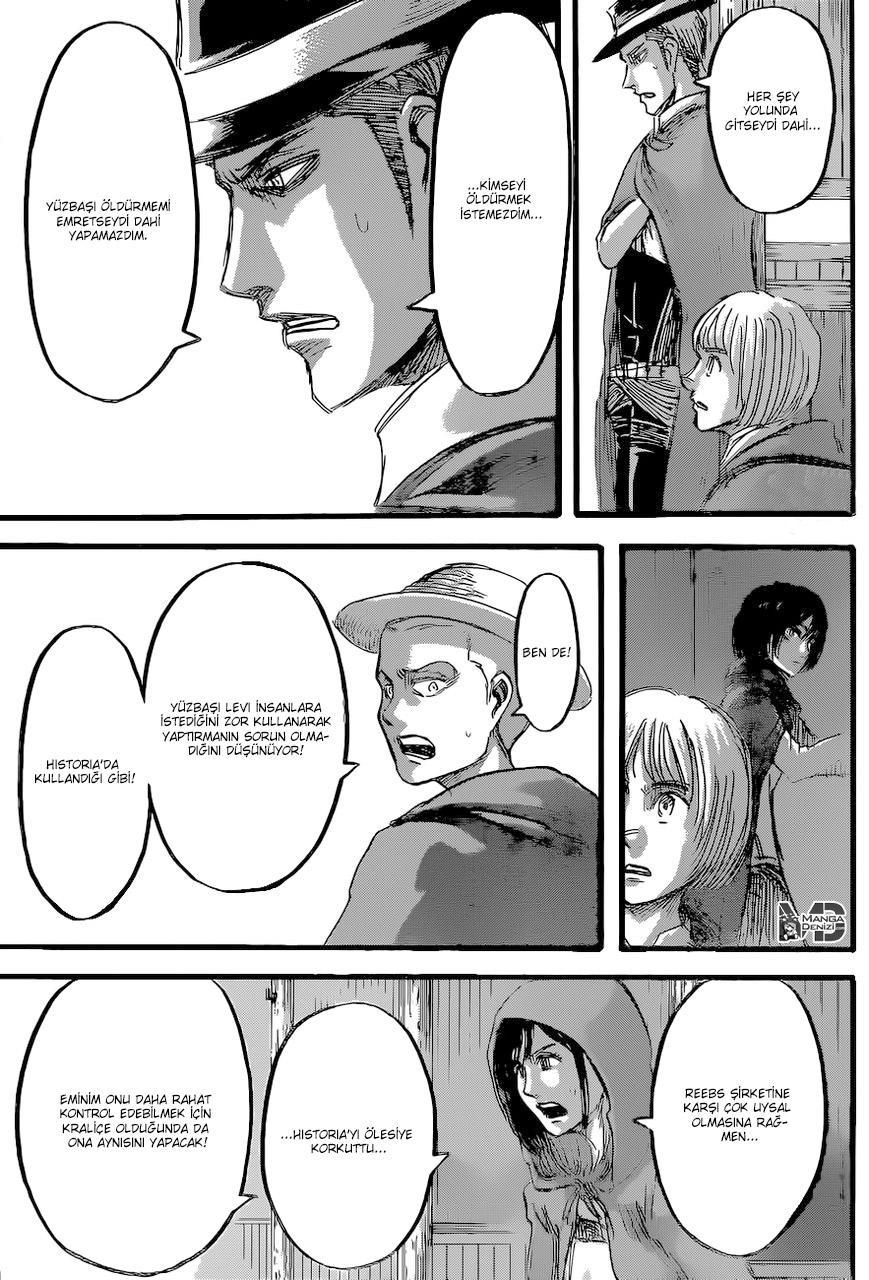 Attack on Titan mangasının 057 bölümünün 33. sayfasını okuyorsunuz.