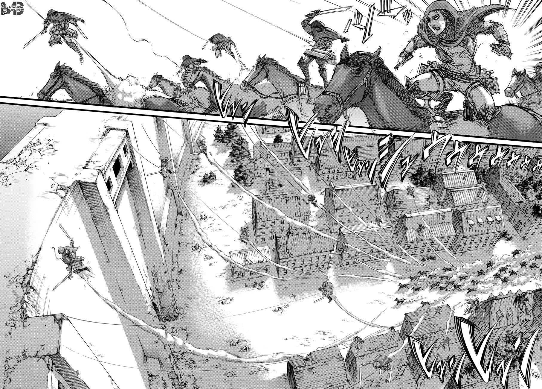 Attack on Titan mangasının 073 bölümünün 27. sayfasını okuyorsunuz.