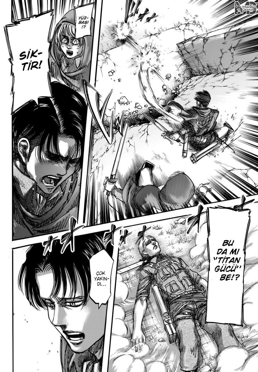 Attack on Titan mangasının 074 bölümünün 33. sayfasını okuyorsunuz.
