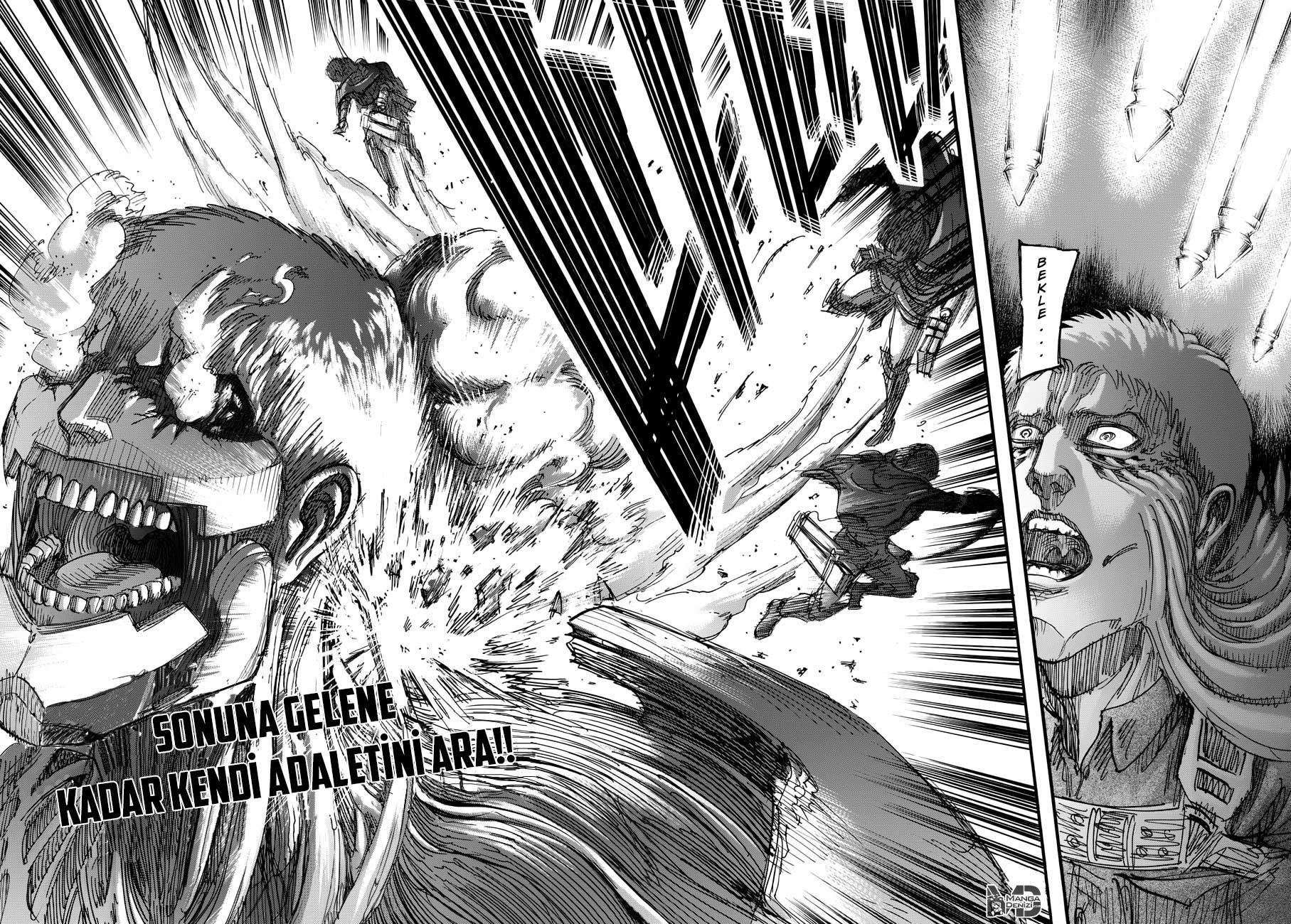 Attack on Titan mangasının 076 bölümünün 45. sayfasını okuyorsunuz.