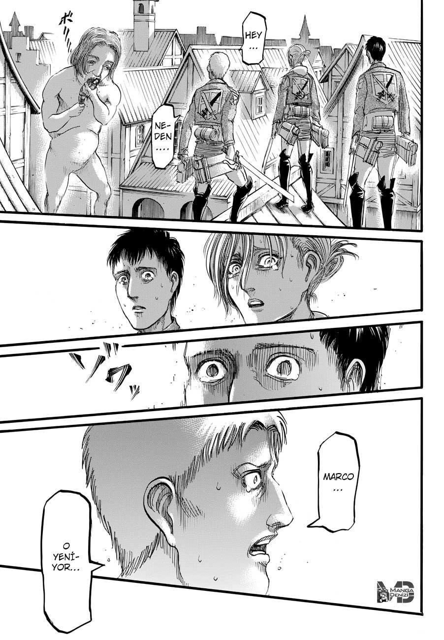 Attack on Titan mangasının 077 bölümünün 20. sayfasını okuyorsunuz.