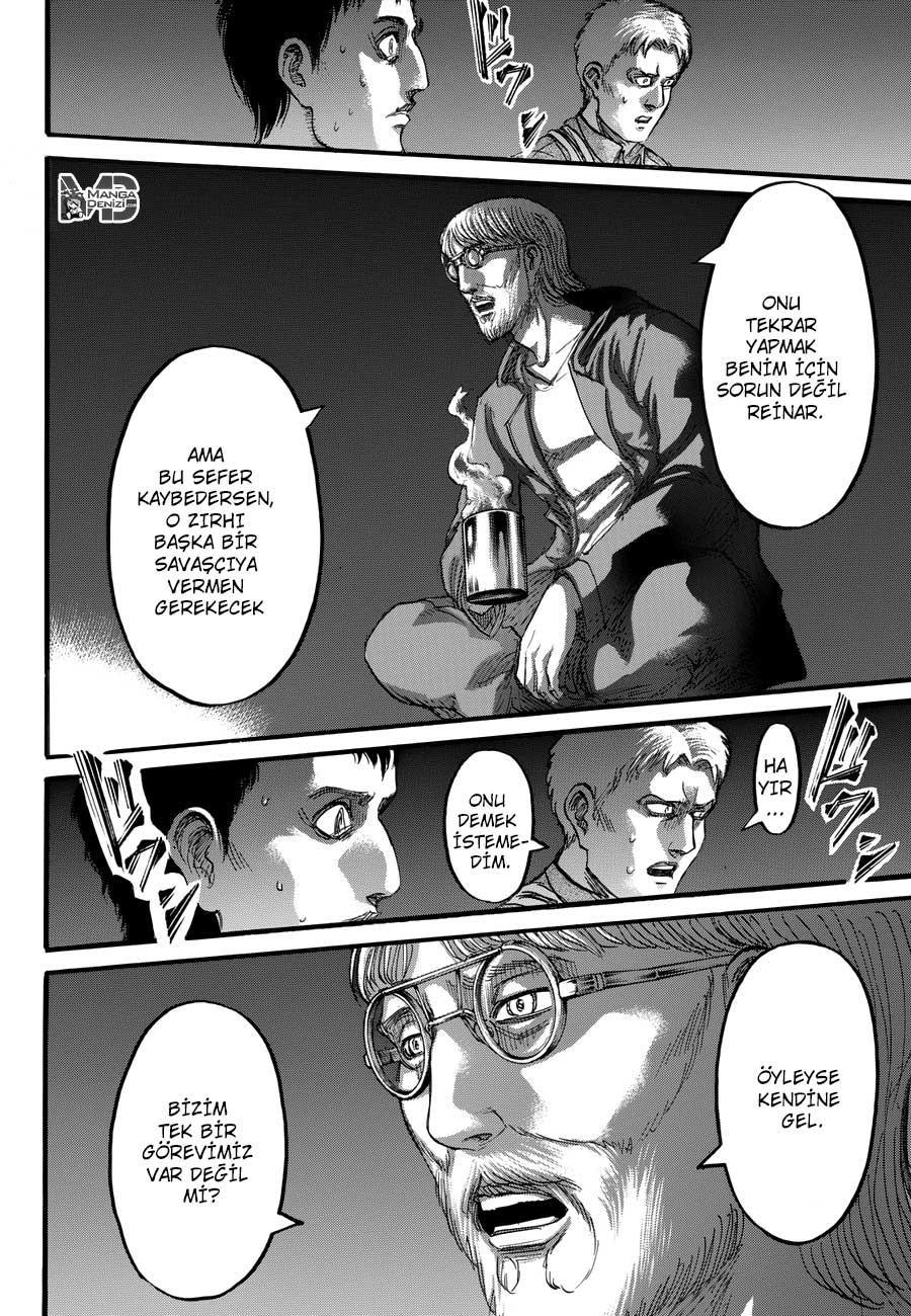 Attack on Titan mangasının 077 bölümünün 23. sayfasını okuyorsunuz.