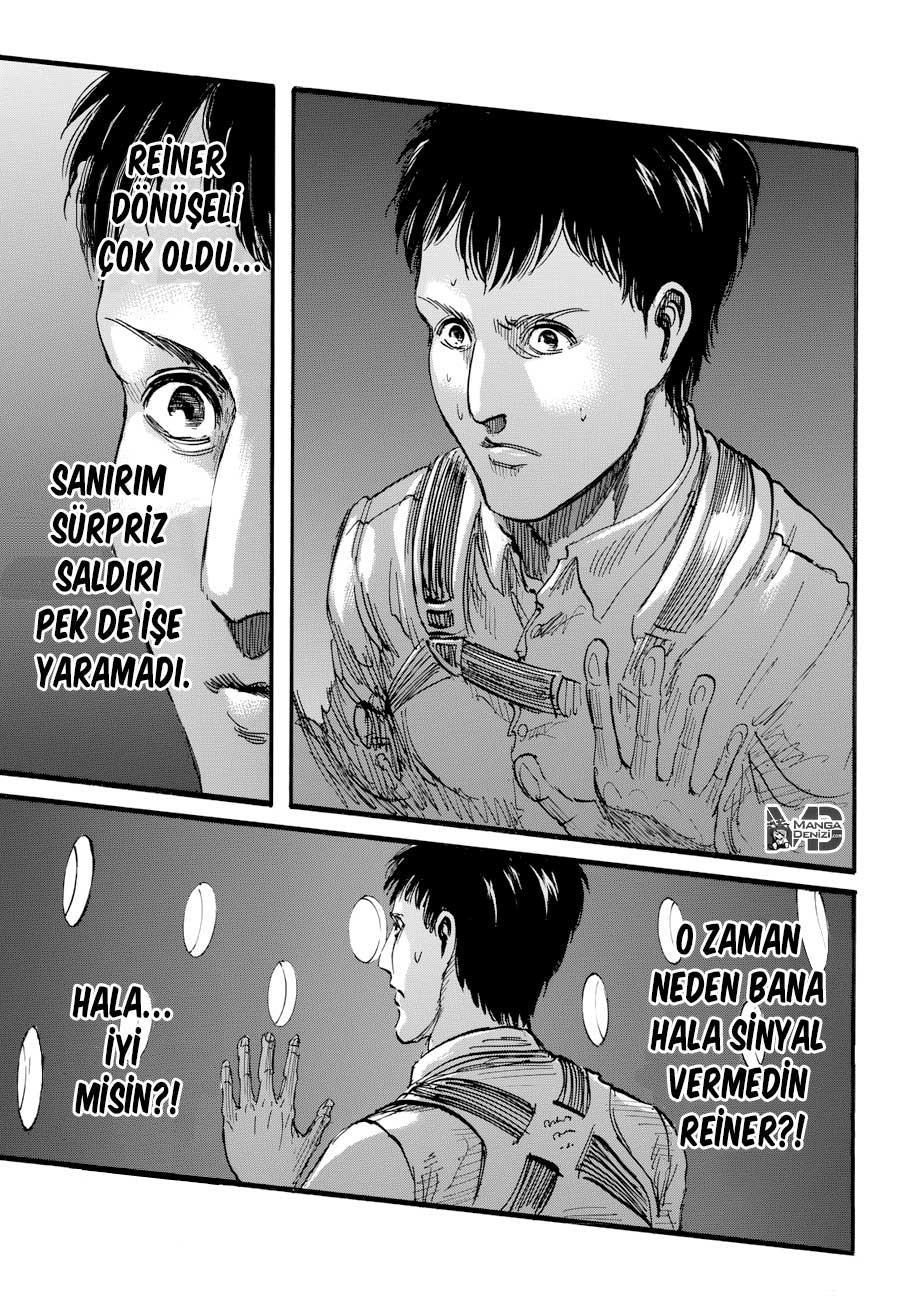 Attack on Titan mangasının 077 bölümünün 32. sayfasını okuyorsunuz.