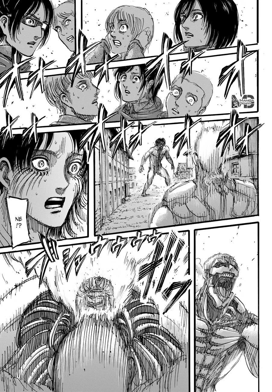 Attack on Titan mangasının 077 bölümünün 40. sayfasını okuyorsunuz.