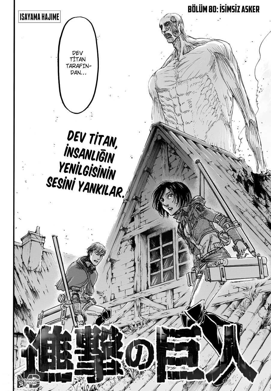 Attack on Titan mangasının 080 bölümünün 3. sayfasını okuyorsunuz.
