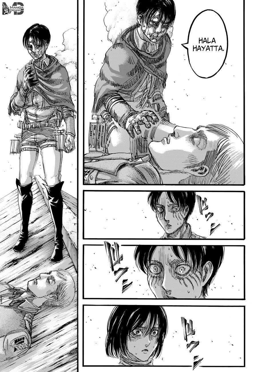 Attack on Titan mangasının 083 bölümünün 40. sayfasını okuyorsunuz.