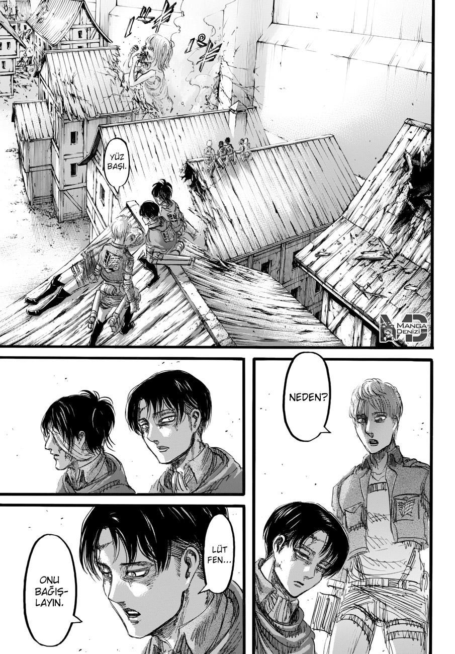 Attack on Titan mangasının 084 bölümünün 42. sayfasını okuyorsunuz.