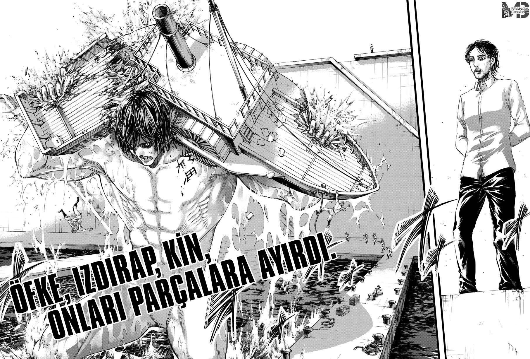 Attack on Titan mangasının 087 bölümünün 45. sayfasını okuyorsunuz.