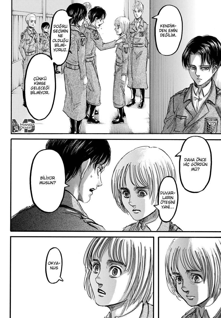 Attack on Titan mangasının 090 bölümünün 21. sayfasını okuyorsunuz.