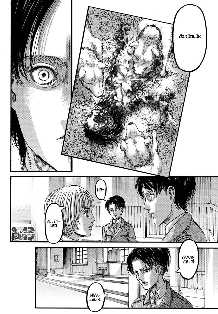 Attack on Titan mangasının 090 bölümünün 23. sayfasını okuyorsunuz.