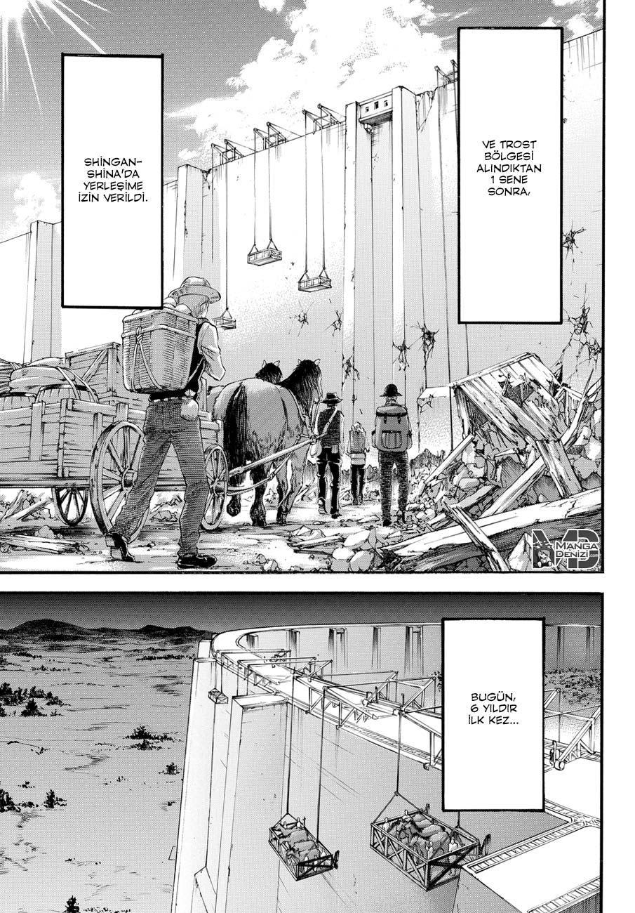 Attack on Titan mangasının 090 bölümünün 33. sayfasını okuyorsunuz.