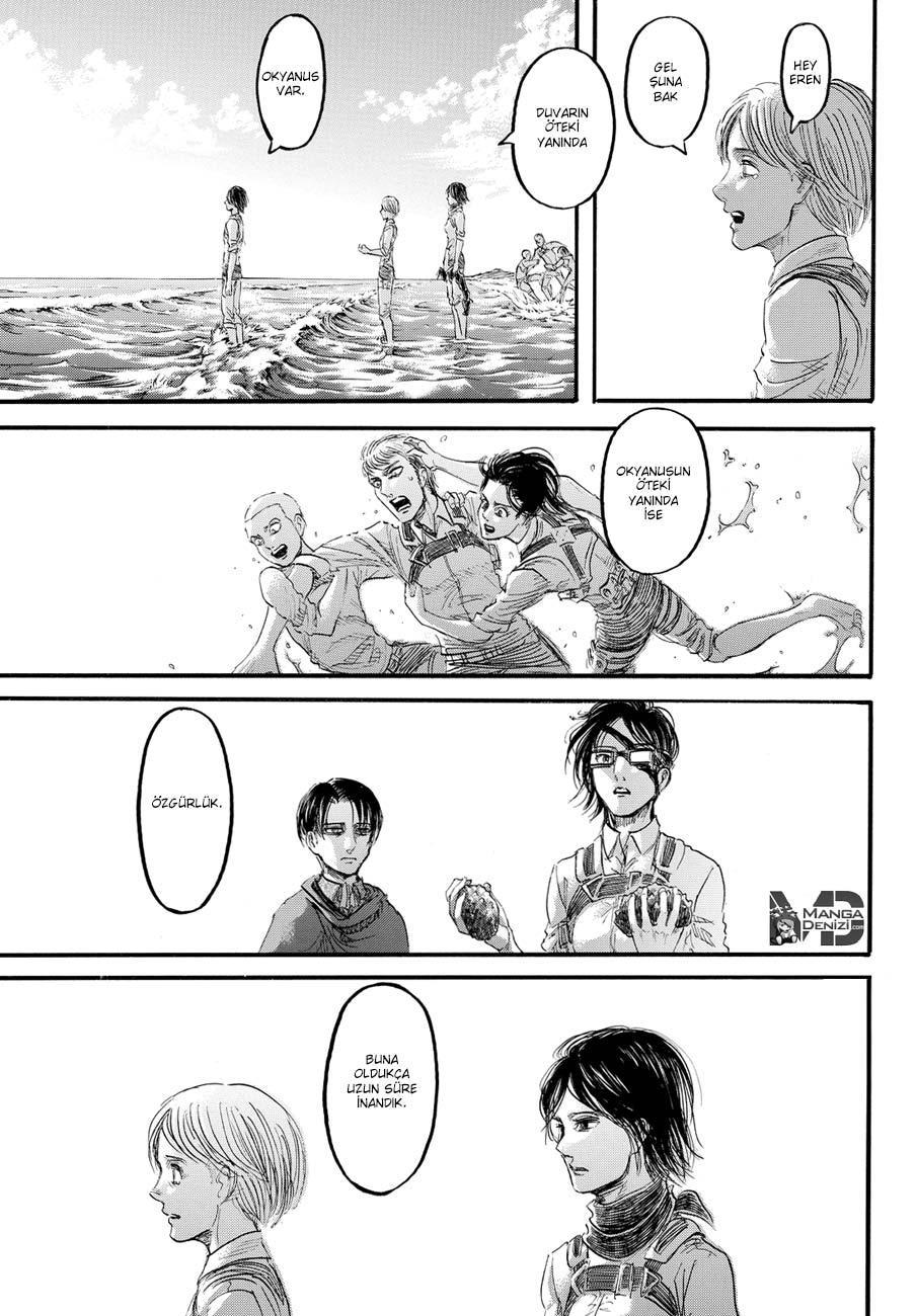 Attack on Titan mangasının 090 bölümünün 42. sayfasını okuyorsunuz.
