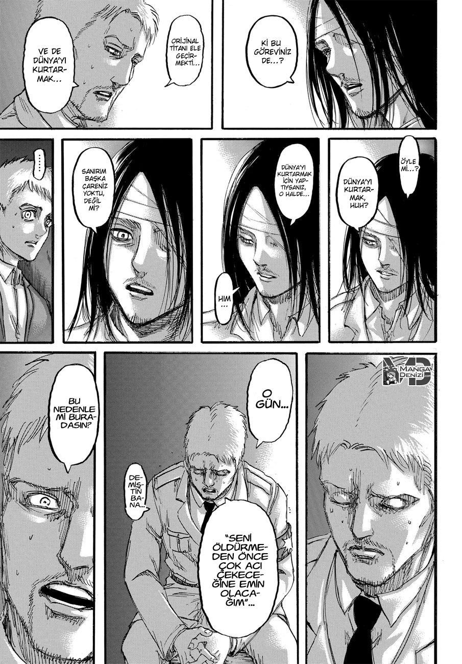 Attack on Titan mangasının 100 bölümünün 24. sayfasını okuyorsunuz.
