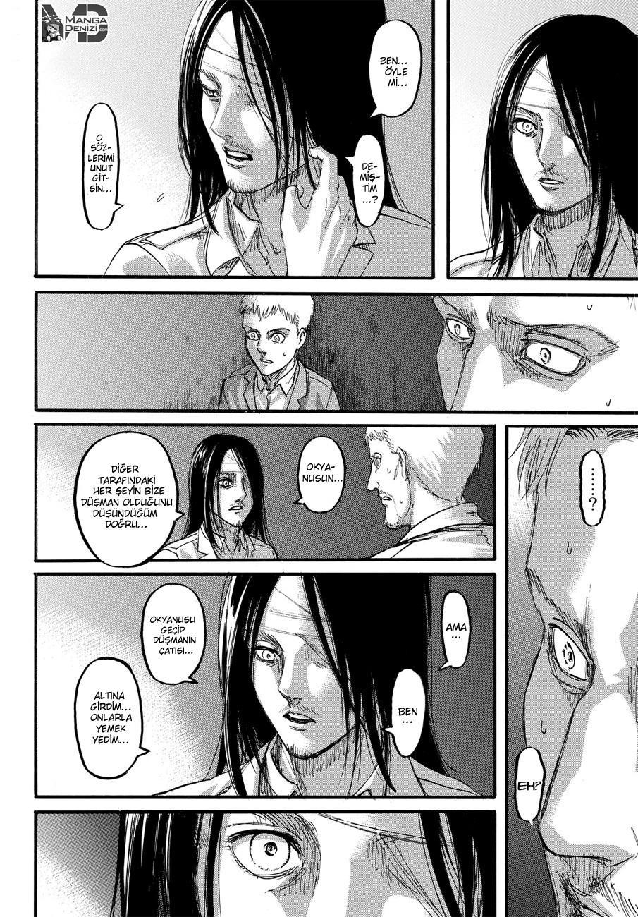 Attack on Titan mangasının 100 bölümünün 25. sayfasını okuyorsunuz.