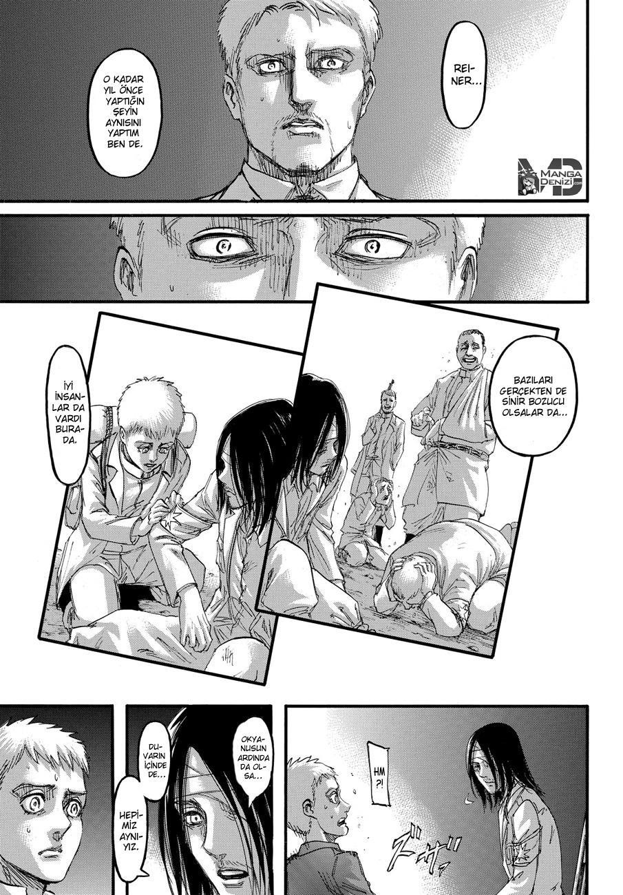 Attack on Titan mangasının 100 bölümünün 26. sayfasını okuyorsunuz.