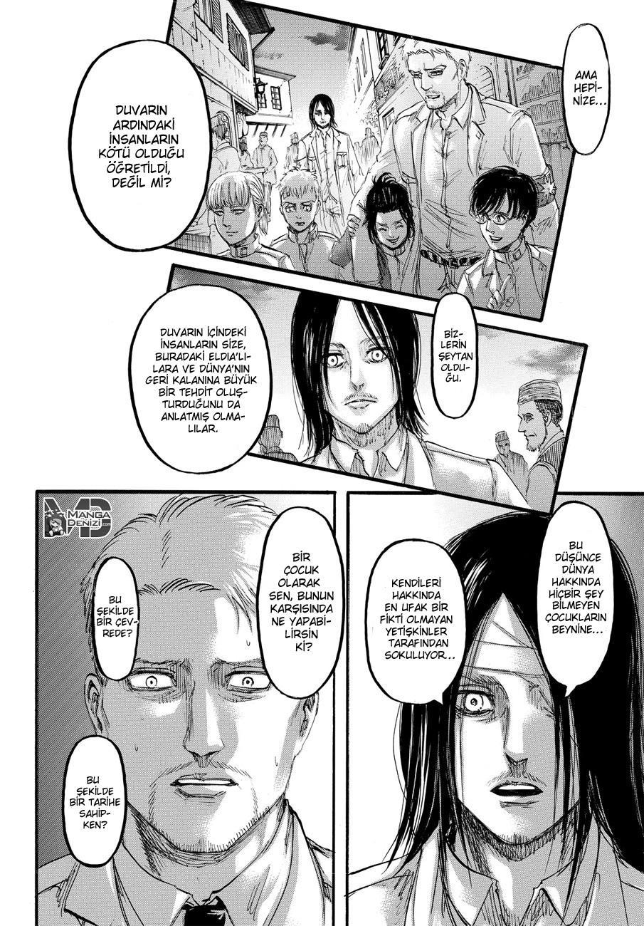 Attack on Titan mangasının 100 bölümünün 27. sayfasını okuyorsunuz.